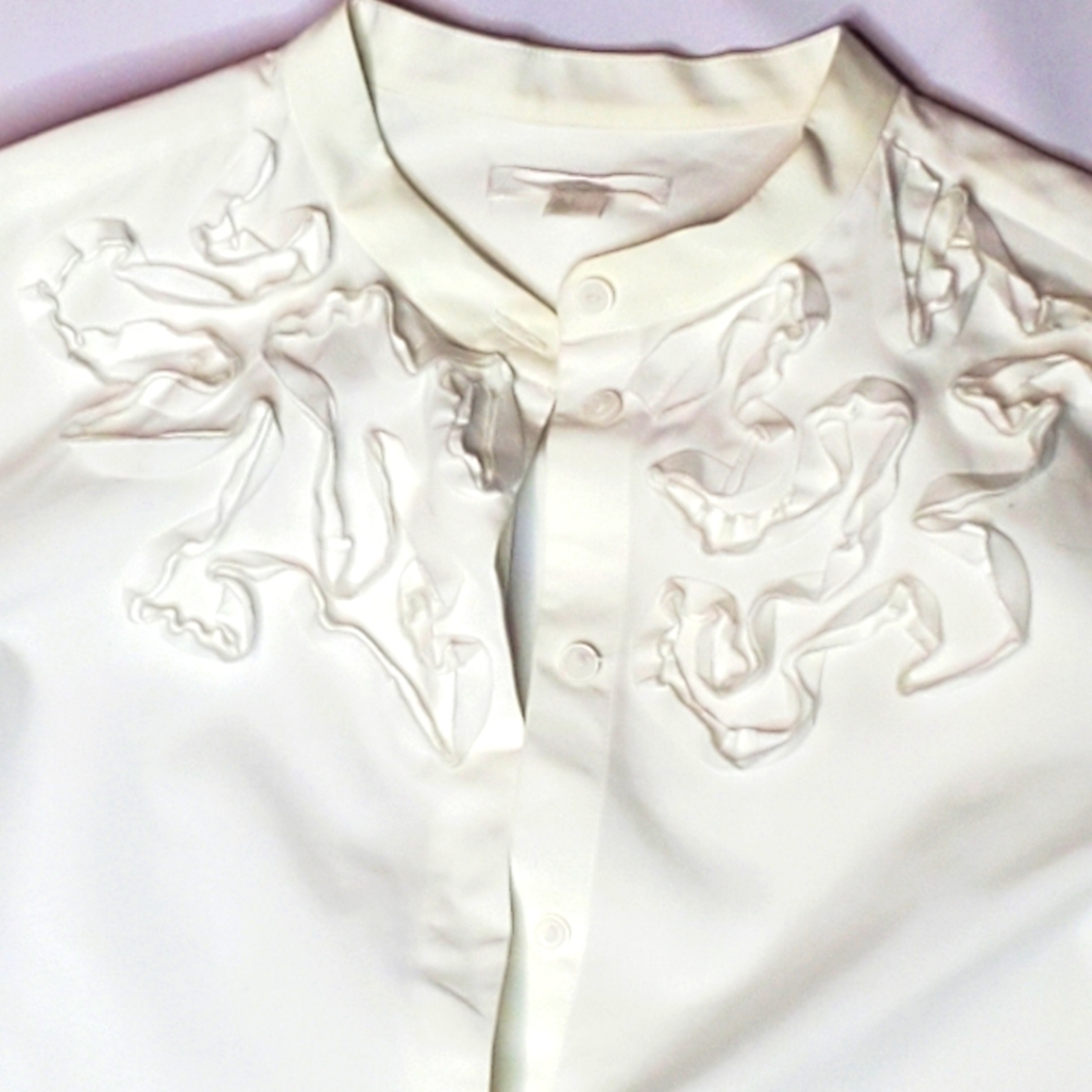 COS White button up shirt